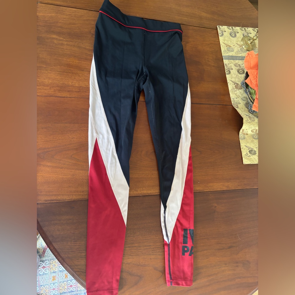 IVY PARK Leggings - Red, Black, and White